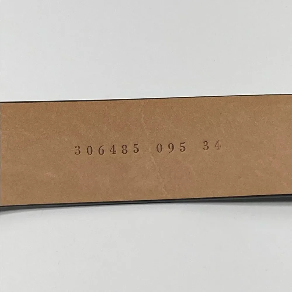 Akris Logo Press Stud Thin Leather Belt size 34(FR)